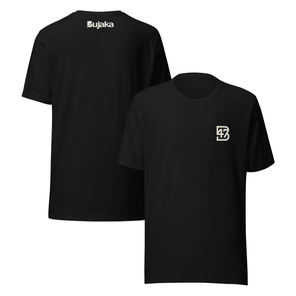 Bujaka47 No. 01 - Signature Tee  |  Minimalistisches Premium Streetwear T-Shirt aus Baumwolle (Unisex)